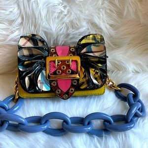 BURBERRY EXOTIC PYTHON CLUTCH